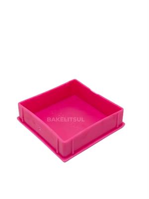 PONTEIRA TAMPA ROSA PARA TUBOS QUADRADOS  10683 