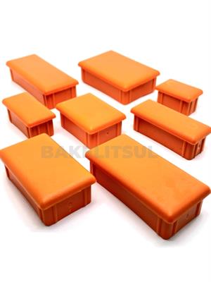 PONTEIRA TAMPA LARANJA PARA TUBOS RETANGULARES 10744 