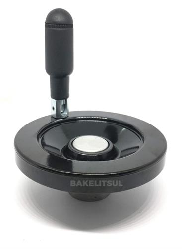 VOLANTE DE BAQUELITE FECHADO COM CABO RETRÁTIL 12821 