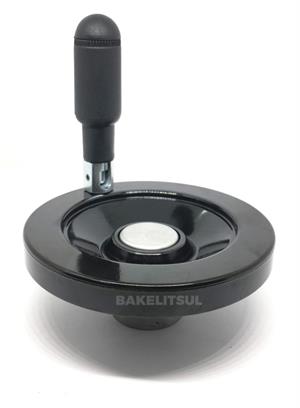 VOLANTE DE BAQUELITE FECHADO COM CABO RETRÁTIL 12821 