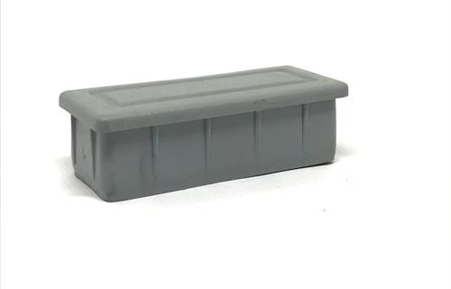 PONTEIRA ALTA CINZA  PARA TUBOS RETANGULARES 02807 