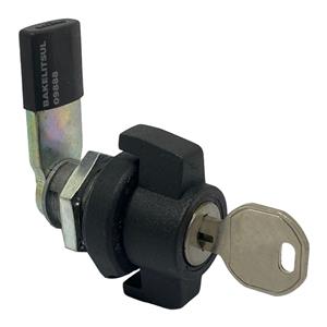 FECHO LINGUETA METÁLICO MANOPLA TRAVA P/ CADEADO E CHAVE FC-J91 08912