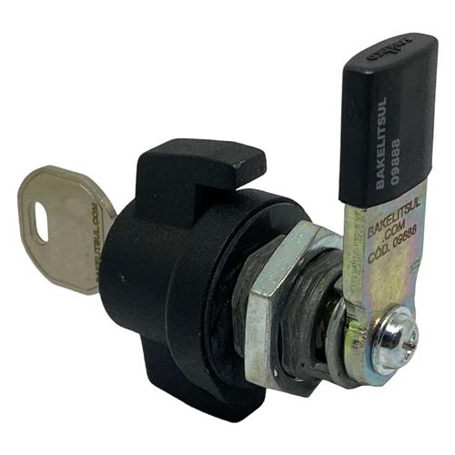 FECHO LINGUETA METÁLICO MANOPLA TRAVA P/ CADEADO E CHAVE FC-J91 08912