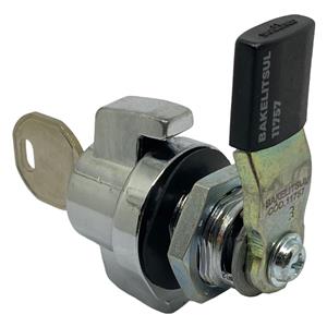 FECHO LINGUETA METÁLICO MANOPLA TRAVA P/ CADEADO E CHAVE FC-J91 08912