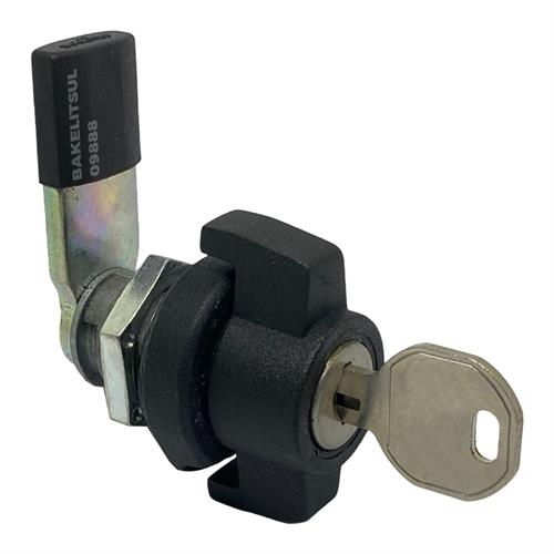 FECHO LINGUETA METÁLICO MANOPLA TRAVA P/ CADEADO E CHAVE FC-J91 08912 