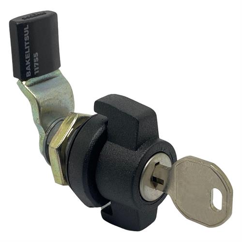 FECHO LINGUETA METÁLICO MANOPLA TRAVA P/ CADEADO E CHAVE FC-J91 08912 