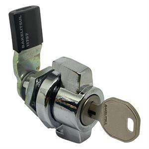 FECHO LINGUETA METÁLICO MANOPLA TRAVA P/ CADEADO E CHAVE FC-J91 08912 