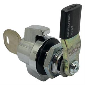 FECHO LINGUETA METÁLICO MANOPLA TRAVA P/ CADEADO E CHAVE FC-J91 08912 