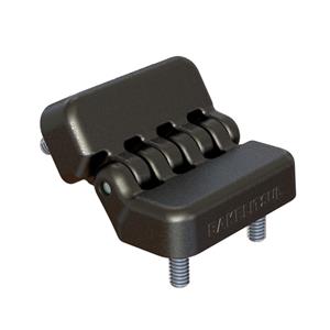 DOBRADIÇA PLÁSTICA ROSCA METÁLICA FIXA ABERTURA 180° 12846 