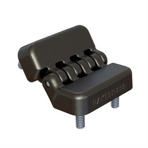 DOBRADIÇA PLÁSTICA ROSCA METÁLICA FIXA ABERTURA 180° 12846 