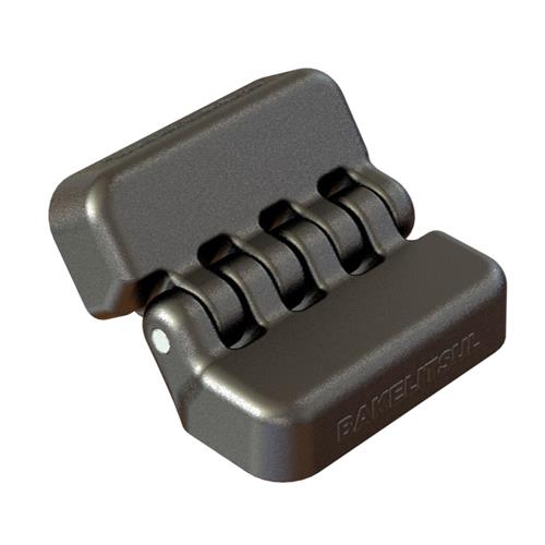 DOBRADIÇA PLÁSTICA ROSCA INTERNA METÁLICA ABERTURA 180° 12850 