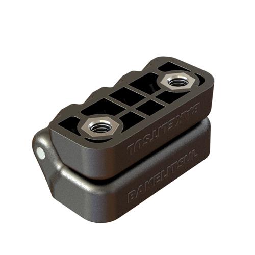 DOBRADIÇA PLÁSTICA ROSCA INTERNA METÁLICA ABERTURA 180° 12850 