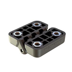 DOBRADIÇA PLÁSTICA ROSCA INTERNA METÁLICA ABERTURA 180° 12850 