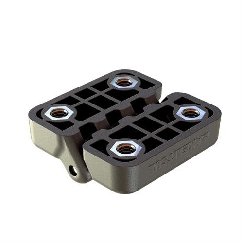 DOBRADIÇA PLÁSTICA ROSCA INTERNA METÁLICA ABERTURA 180° 12850 