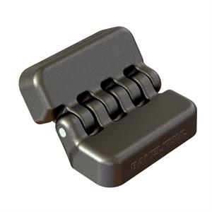 DOBRADIÇA PLÁSTICA ROSCA INTERNA METÁLICA ABERTURA 180° 12850 