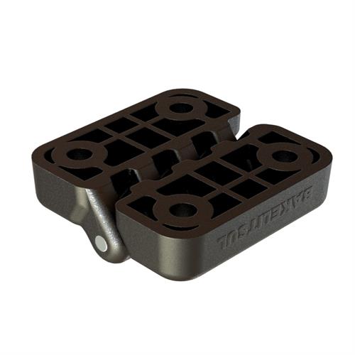 DOBRADIÇA PLÁSTICA ALOJAMENTO PARAFUSO SEXTAVADO INTERNO  12856 