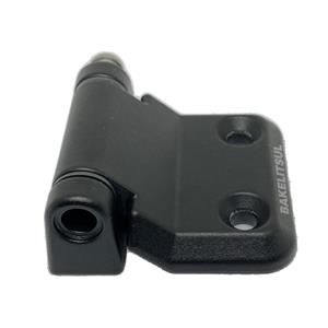 DOBRADIÇA METÁLICA 180° PRETA OU CROMADA 45MM 12858 