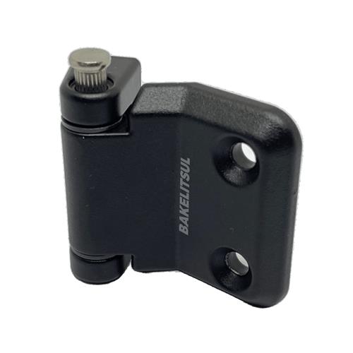 DOBRADIÇA METÁLICA 180° PRETA OU CROMADA 45MM 12858 