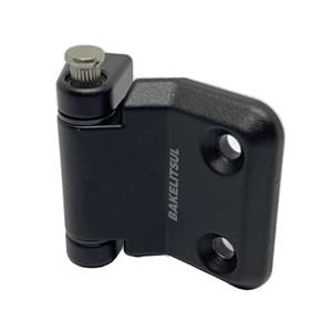 DOBRADIÇA METÁLICA 180° PRETA OU CROMADA 45MM 12858 