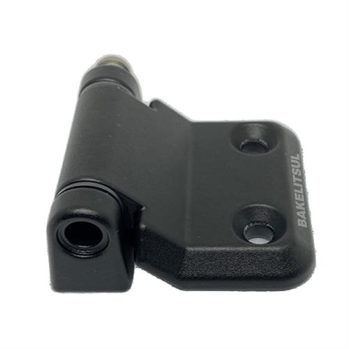 DOBRADIÇA METÁLICA 180° PRETA OU CROMADA 45MM 12858 