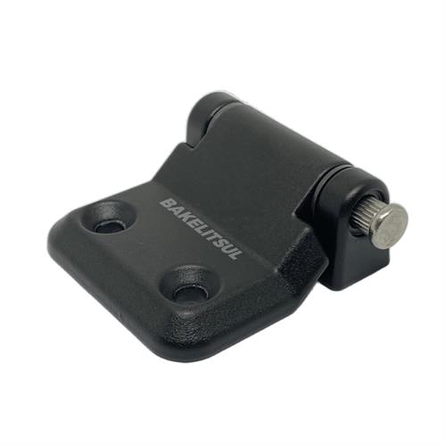 DOBRADIÇA METÁLICA 180° PRETA OU CROMADA 45MM 12858 