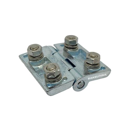 DOBRADIÇA METÁLICA INOX DB-D1 ZINCADA BRANCO 10278 