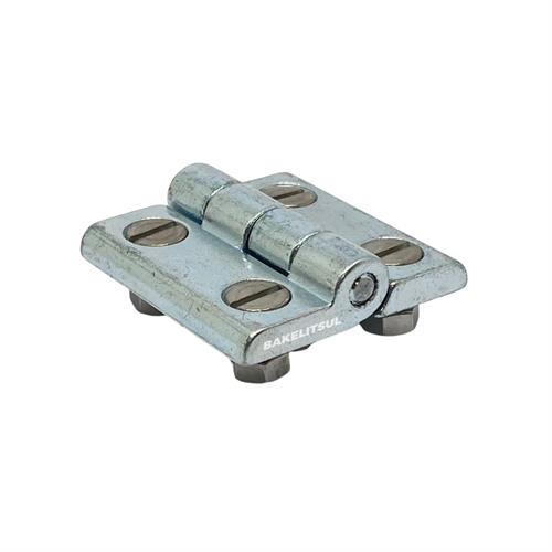 DOBRADIÇA METÁLICA INOX DB-D1 ZINCADA BRANCO 10278 