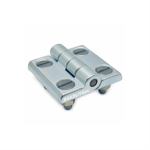 DOBRADIÇA METÁLICA INOX DB-D1 ZINCADA BRANCO 10278 