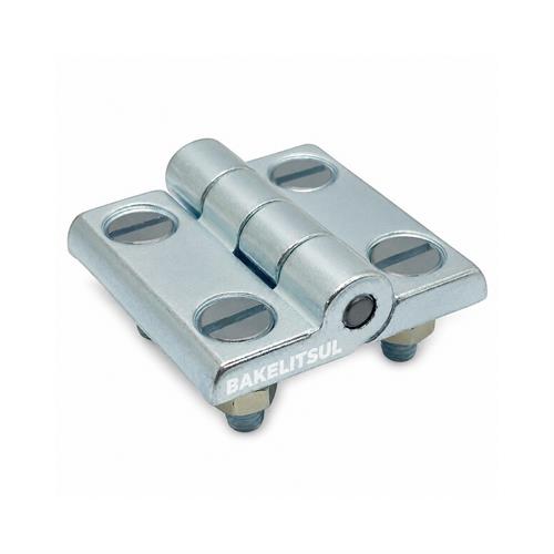 DOBRADIÇA METÁLICA INOX DB-D1 ZINCADA BRANCO 10278 