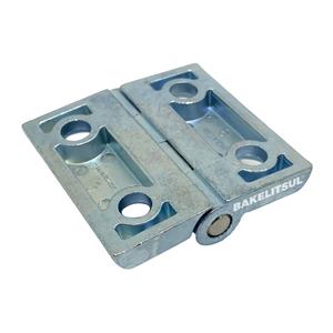 DOBRADIÇA METÁLICA DB-D2 ZINCADA BRANCO 10281 