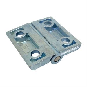 DOBRADIÇA METÁLICA DB-D2 ZINCADA BRANCO 10281 