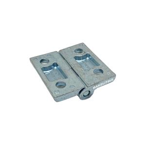 DOBRADIÇA METÁLICA INOX DB-D3 ZINCADA BRANCO 10286 