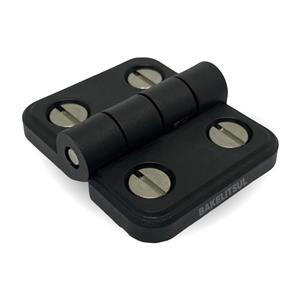 DOBRADIÇA PLÁSTICA PLANA COM PARAFUSOS A3B 12888 