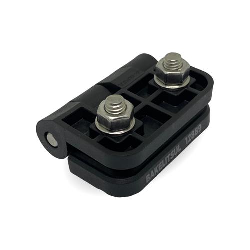 DOBRADIÇA PLÁSTICA PLANA COM PARAFUSOS A3B 12888 