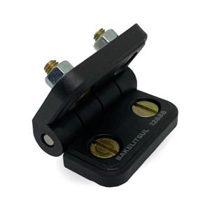 DOBRADIÇA PLÁSTICA PLANA COM PARAFUSOS A3B 12888 