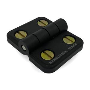 DOBRADIÇA PLÁSTICA PLANA COM PARAFUSOS A3B 12888 