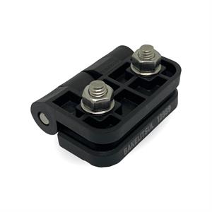 DOBRADIÇA PLÁSTICA PLANA COM PARAFUSOS A3B 12888 