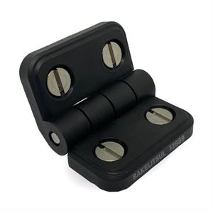 DOBRADIÇA PLÁSTICA PLANA COM PARAFUSOS A3B 12888 