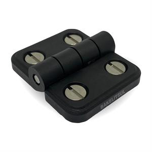 DOBRADIÇA PLÁSTICA PLANA COM PARAFUSOS A3B 12888 