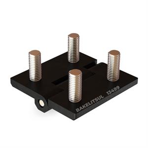 DOBRADIÇA METÁLICA 60X60 PINO INOX PARAFUSOS FIXOS 13499 
