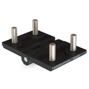 DOBRADIÇA METÁLICA 50X76 PINO INOX PARAFUSOS FIXOS 13501 