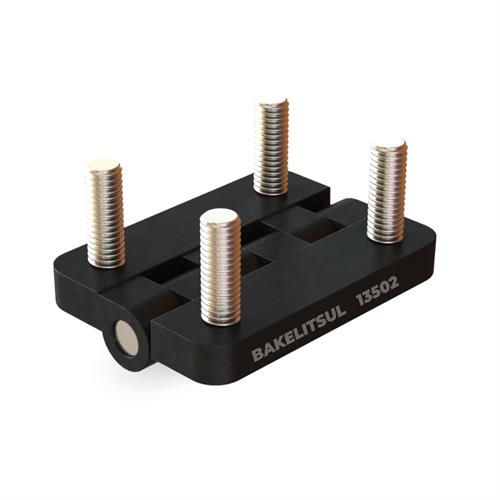 DOBRADIÇA METÁLICA 54X40 PINO INOX PARAFUSOS FIXOS 13502 