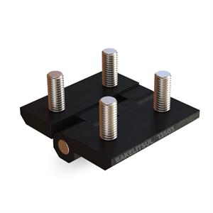 DOBRADIÇA METÁLICA 60X64 PINO INOX PARAFUSOS FIXOS 13503 