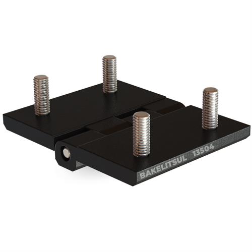 DOBRADIÇA METÁLICA 60X76 PINO INOX PARAFUSOS FIXOS 13504 