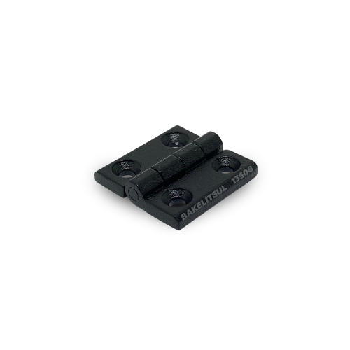 DOBRADIÇA METÁLICA 25X25 COM FUROS ESCAREADOS PINO INOX  13508 