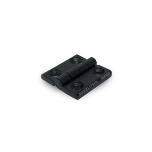 DOBRADIÇA METÁLICA 25X25 COM FUROS ESCAREADOS PINO INOX  13508 