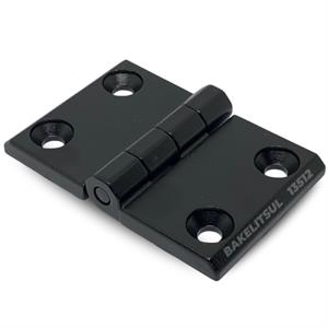 DOBRADIÇA METÁLICA 50X76 COM FUROS ESCAREADOS PINO INOX 13512 