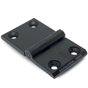 DOBRADIÇA METÁLICA 50X87,5 COM FUROS ESCAREADOS PINO INOX 13513 