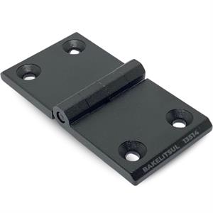 DOBRADIÇA METÁLICA 50X99 COM FUROS ESCAREADOS PINO INOX 13514 