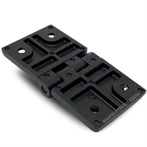DOBRADIÇA METÁLICA 50X99 COM FUROS ESCAREADOS PINO INOX 13514 